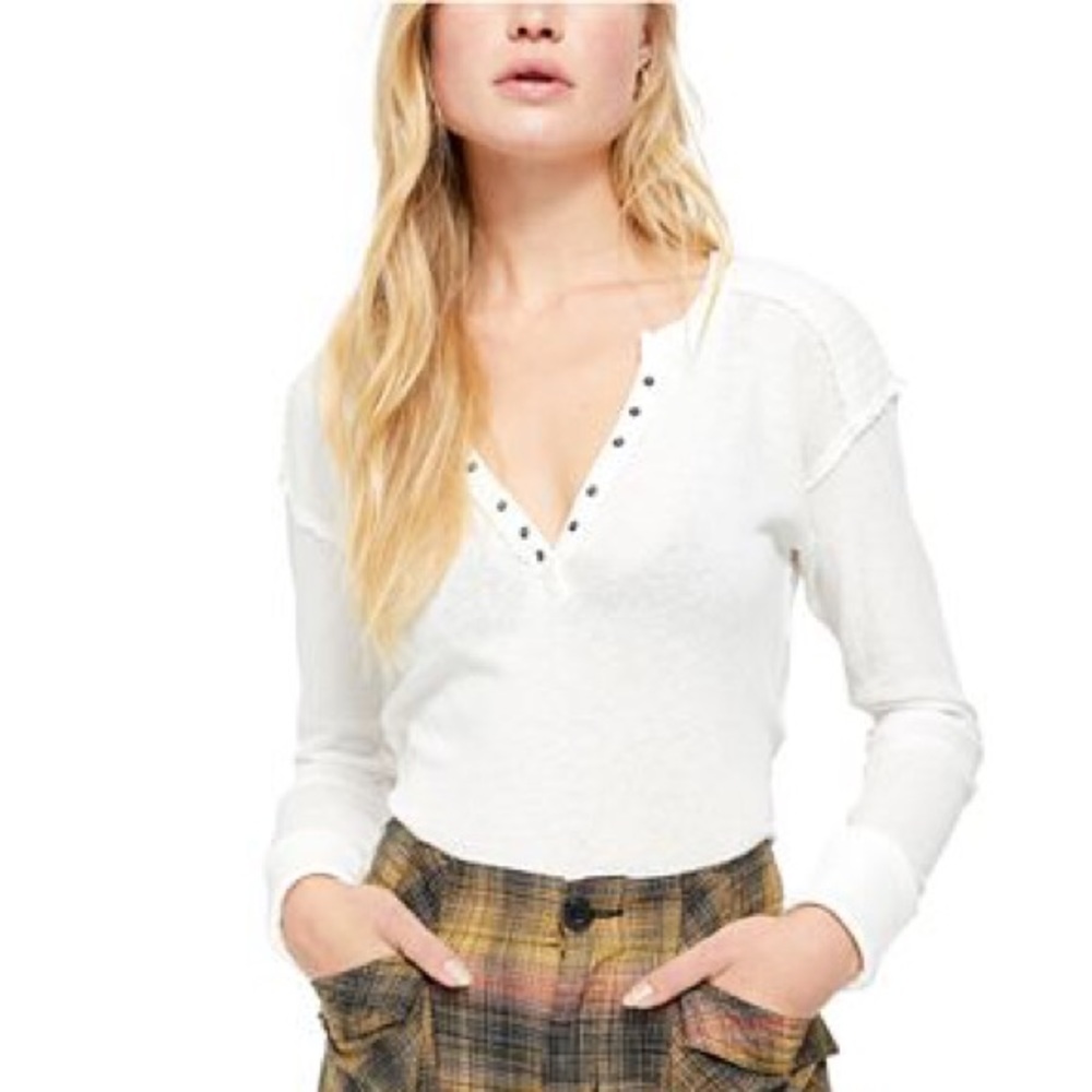 Free People Military Henley